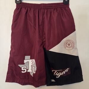 Texas Southern University Youth L Athletic Shorts TSU Tigers Polyester NCAA